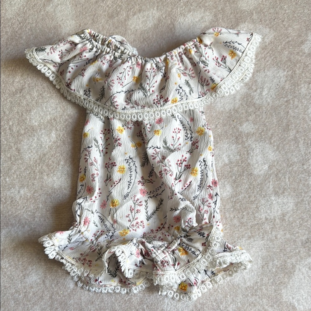 Floral Baby Romper